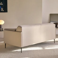 Finn - Canapé En Tissu écru 3 Places -Homezia Soldes Boutique 1200 1200 canape en tissu 3 places ecru finn 4