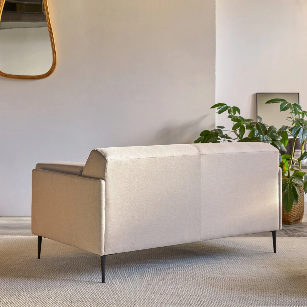 Finn - Canapé En Tissu écru 2-3 Places 3 Finn - Canapé En Tissu écru 2-3 Places – Image 3