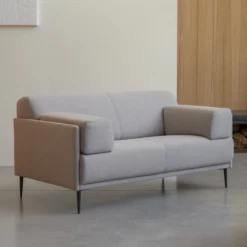 Finn - Canapé En Tissu Gris 2-3 Places -Homezia Soldes Boutique 1200 1200 canape en tissu gris 2 3 places finn 3