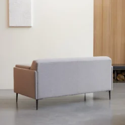 Finn - Canapé En Tissu Gris 2-3 Places -Homezia Soldes Boutique 1200 1200 canape en tissu gris 2 3 places finn 7