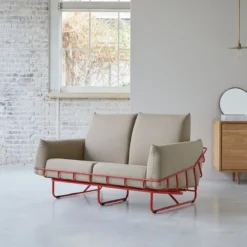 Jonas - Canapé En Tissu Camel, 2 Places -Homezia Soldes Boutique 1200 1200 canape en tissu jonas camel 3