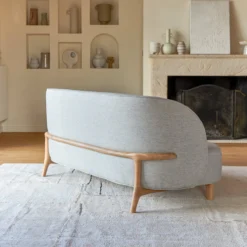 Hoya - Canapé En Chêne Massif Et Et Tissu Gris 2 Places -Homezia Soldes Boutique 1200 1200 canape hoya en chene massif et tissu gris 2 places 7