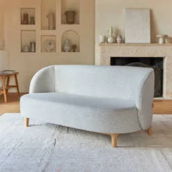 Hoya - Canapé En Chêne Massif Et Et Tissu Gris 2 Places -Homezia Soldes Boutique 1200 1200 canape hoya en chene massif et tissu gris 2 places 8