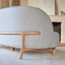 Hoya - Canapé En Chêne Massif Et Tissu Gris 3 Places -Homezia Soldes Boutique 1200 1200 canape hoya en chene massif et tissu gris 3 places 6