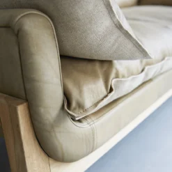 Woodnest - Canapé En Chêne Massif Et Cuir Cheyenne 2 Places -Homezia Soldes Boutique 1200 1200 canape woodnest en chene massif et cuir cheyenne 2 places 9