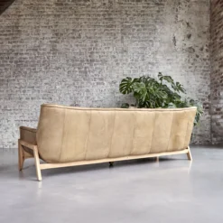 Woodnest - Canapé En Chêne Massif Et Cuir Cheyenne 3 Places -Homezia Soldes Boutique 1200 1200 canape woodnest en chene massif et cuir cheyenne 3 places 9