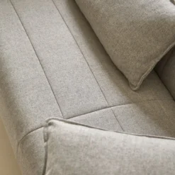 Yas - Canapé En Chêne Massif Et Tissu Gris 2 Places -Homezia Soldes Boutique 1200 1200 canape yas en chene massif et tissu gris 2 places 2