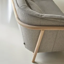 Yas - Canapé En Chêne Massif Et Tissu Gris 3 Places -Homezia Soldes Boutique 1200 1200 canape yas en chene massif et tissu gris 3 places 5