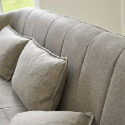 Yas - Canapé En Chêne Massif Et Tissu Gris 3 Places -Homezia Soldes Boutique 1200 1200 canape yas en chene massif et tissu gris 3 places 8