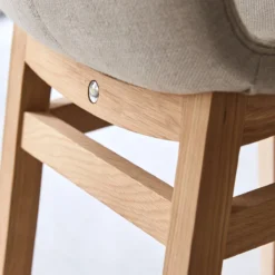 Cocoon - Chaise Linen En Chêne Massif -Homezia Soldes Boutique 1200 1200 chaise cocoon linen en chene 4