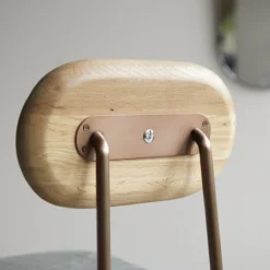 Yutapi - Chaise De Bar Linen Green En Chêne Massif 11 Yutapi - Chaise De Bar Linen Green En Chêne Massif -Homezia Soldes Boutique 1200 1200 chaise de bar yutapi linen green en chene massif 2