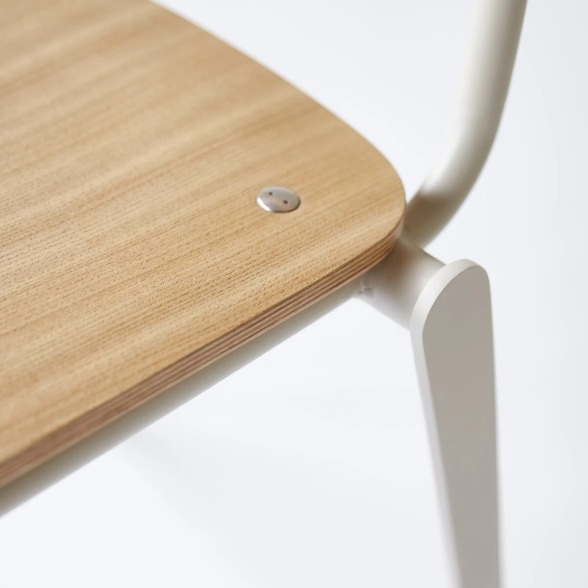 Mio - Chaise En Frêne Et Métal White 9 Mio - Chaise En Frêne Et Métal White – Image 9