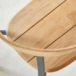 Arco - Chaise En Teck Massif Et Aluminium -Homezia Soldes Boutique 1200 1200 chaise en teck massif et aluminium arco 4