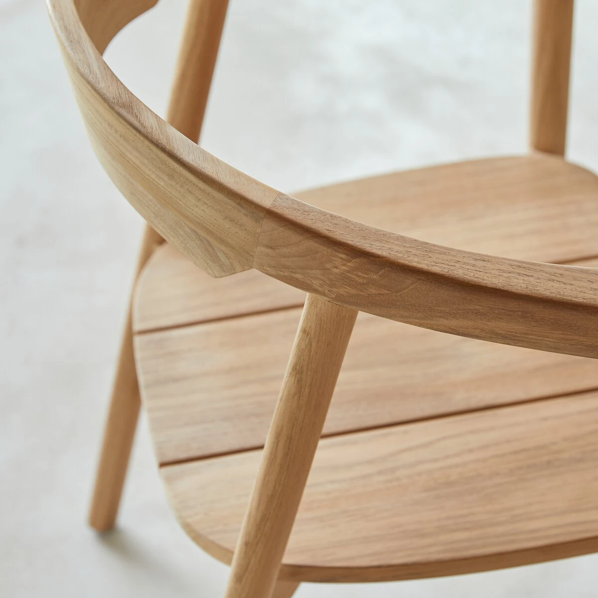 Francia - Chaise En Teck Massif 5 Francia - Chaise En Teck Massif – Image 5