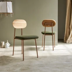 Yutapi - Chaise Kaki En Chêne