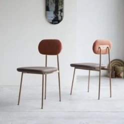 Yutapi - Chaise Sienna Choco En Cuir