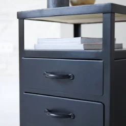 Industriel - Chevet En Métal -Homezia Soldes Boutique 1200 1200 chevet en metal industriel 4