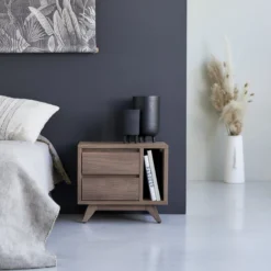 Esmée - Chevet En Noyer Massif