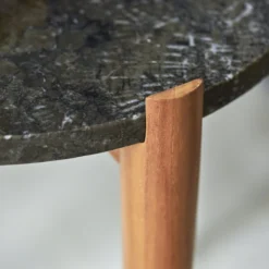 Nestor - Chevet En Teck Et Marbre Black -Homezia Soldes Boutique 1200 1200 chevet en teck et marbre nestor black 2