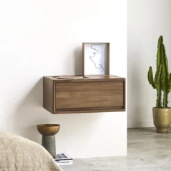 Circa - Chevet En Teck Massif Recyclé 1 Tiroir -Homezia Soldes Boutique 1200 1200 chevet en teck massif circa 1 tiroir 3