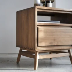 Twist - Chevet En Teck Massif Recyclé 11 Twist - Chevet En Teck Massif Recyclé -Homezia Soldes Boutique 1200 1200 chevet en teck massif twist 5