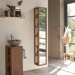 Twig - Colonne Droite En Noyer Massif