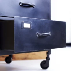 Industriel - Colonne En Manguier Et Métal 11 Industriel - Colonne En Manguier Et Métal -Homezia Soldes Boutique 1200 1200 colonne en manguier et metal industriel 4