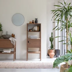 Arty - Colonne En Noyer Massif