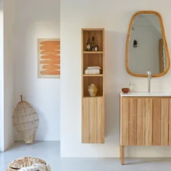 Jill - Colonne En Teck Massif