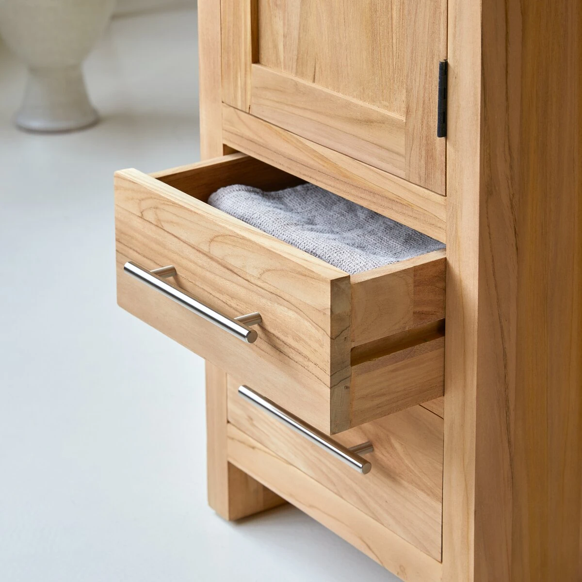 Layang - Colonne En Teck Massif 5 Layang - Colonne En Teck Massif – Image 5