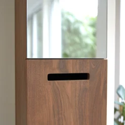 Line - Colonne Miroir En Noyer Massif 7 Line - Colonne Miroir En Noyer Massif -Homezia Soldes Boutique 1200 1200 colonne miroir en noyer massif line 2