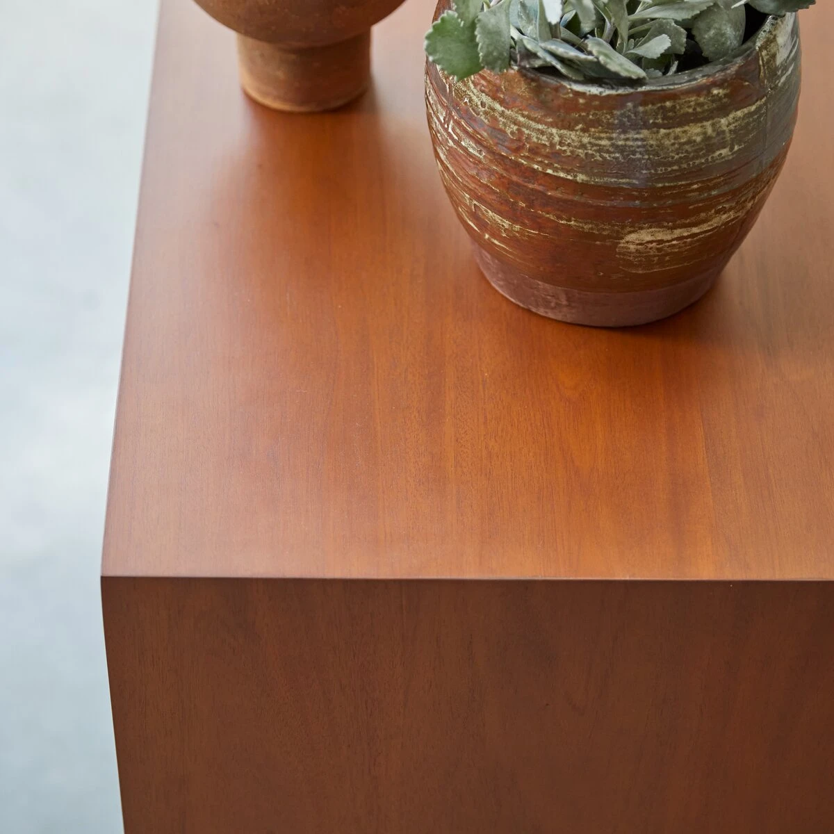 Magda 50's - Commode Basse En Acajou Massif 3 Magda 50's - Commode Basse En Acajou Massif – Image 3