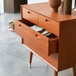 Magda 50's - Commode En Acajou Massif -Homezia Soldes Boutique 1200 1200 commode en acajou magda 50s 4