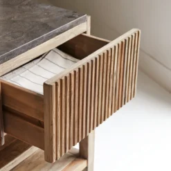 Nahta - Commode En Orme Recyclé Et Pierre Bleue -Homezia Soldes Boutique 1200 1200 commode en orme recycle et pierre bleue nahta 2