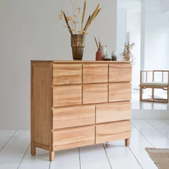 Milano - Commode En Teck Massif -Homezia Soldes Boutique 1200 1200 commode en teck massif milano 3