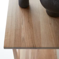 Clovis - Console 1 Tiroir En Noyer Massif Français -Homezia Soldes Boutique 1200 1200 console 1 tiroir en noyer massif francais clovis 2