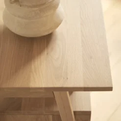 Pola - Console 2 Tiroirs En Chêne Massif 8 Pola - Console 2 Tiroirs En Chêne Massif -Homezia Soldes Boutique 1200 1200 console 2 tiroirs en chene massif pola 2