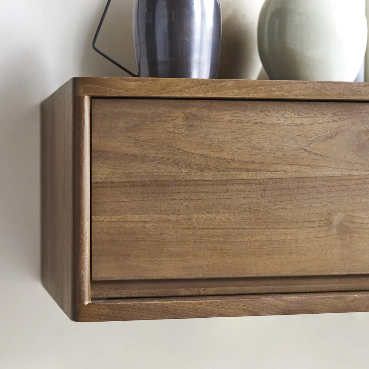 Circa - Console 2 Tiroirs En Teck Massif 5 Circa - Console 2 Tiroirs En Teck Massif – Image 5