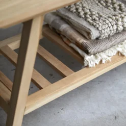 Pampa - Console Basse En Teck Massif -Homezia Soldes Boutique 1200 1200 console basse en teck massif pampa 5