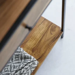 Agra - Console En Acacia Massif Et Métal -Homezia Soldes Boutique 1200 1200 console en acacia massif et metal agra 4