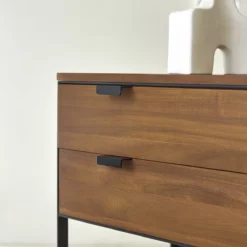 Urban - Console En Acacia Massif Et Métal -Homezia Soldes Boutique 1200 1200 console en acacia massif et metal urban 2