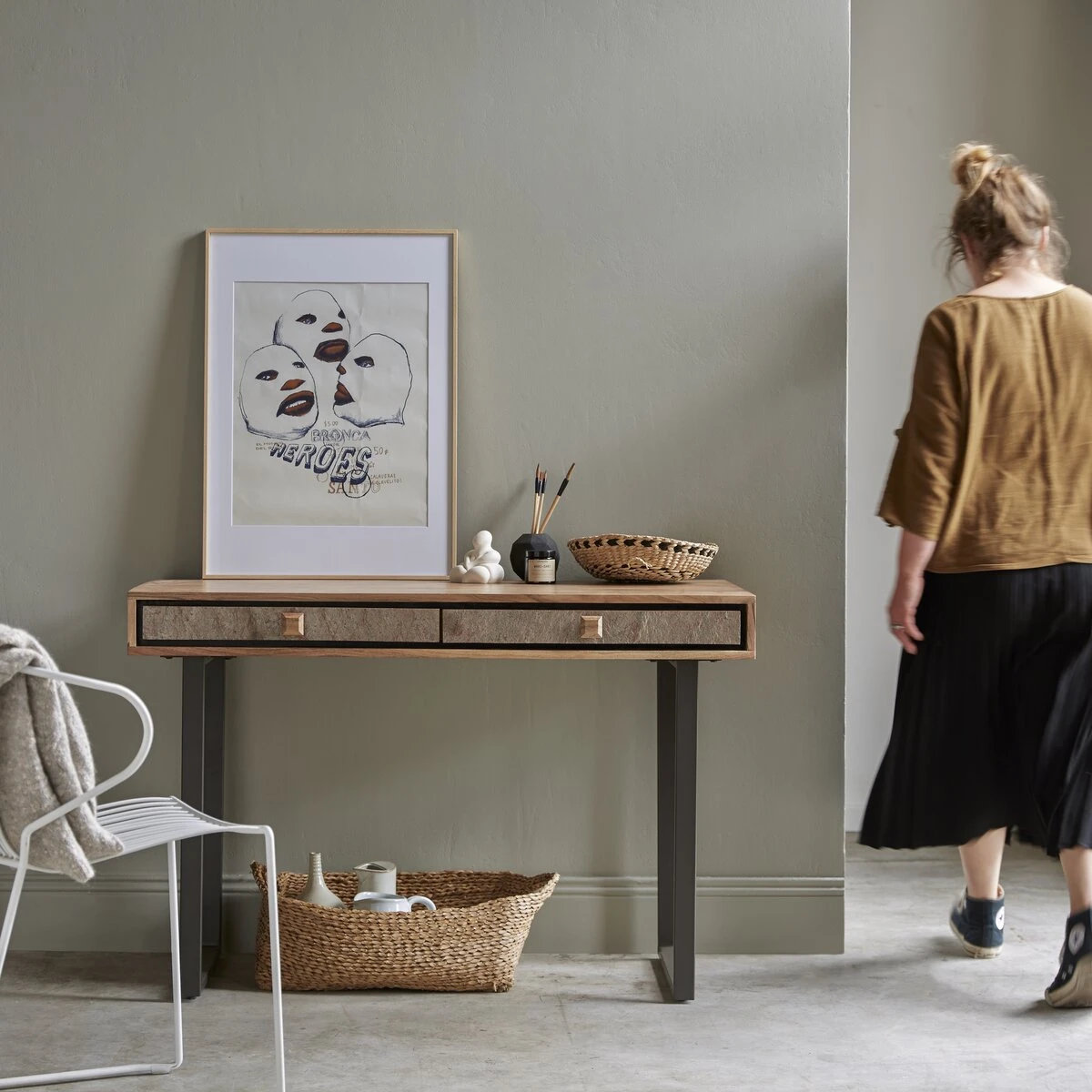 Temis - Console En Acacia 1 Temis - Console En Acacia