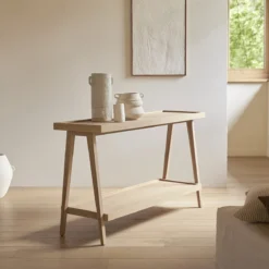 Pola - Console En Chêne Massif -Homezia Soldes Boutique 1200 1200 console en chene massif pola 2