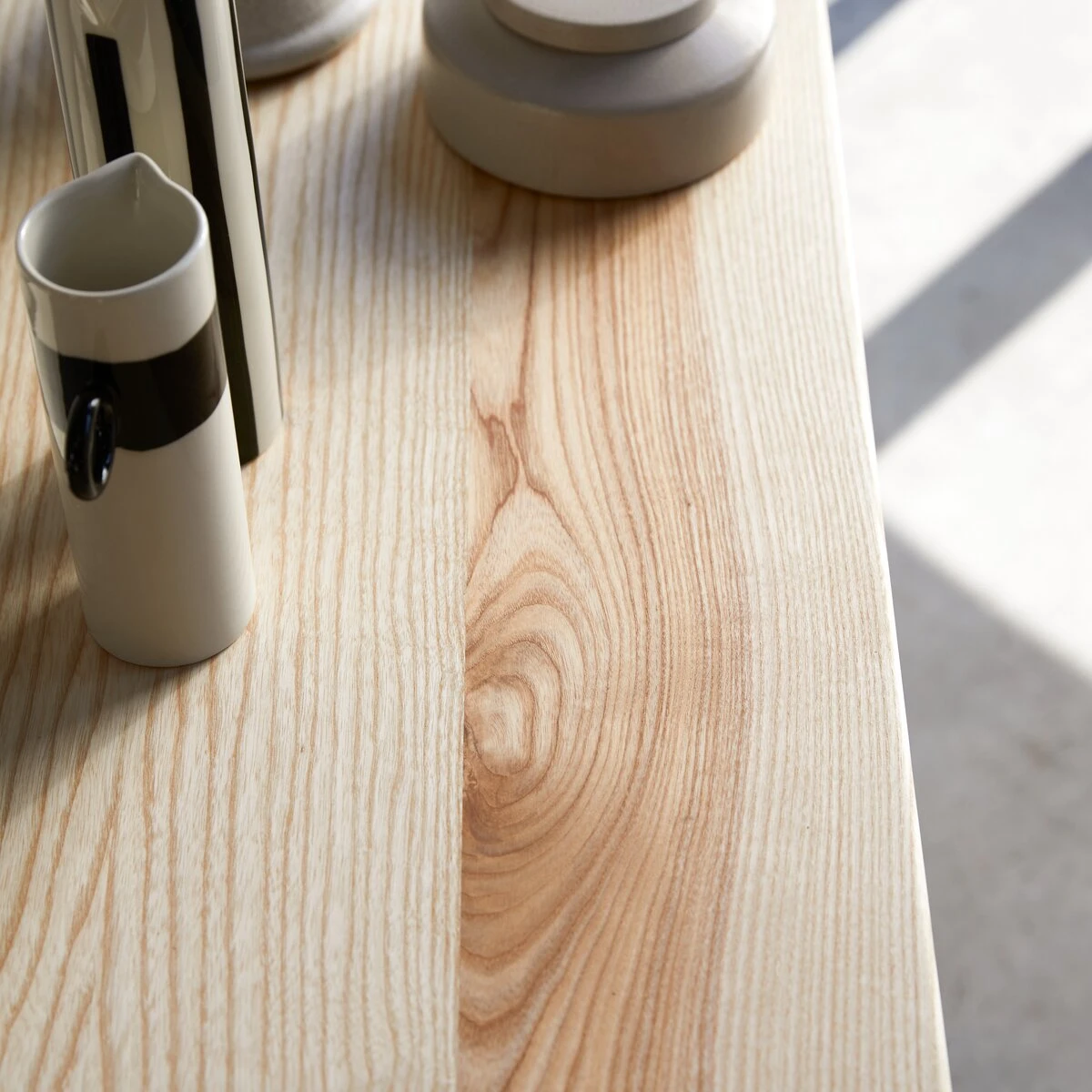 Josef - Console En Frêne Olivier Massif Français 2 Josef - Console En Frêne Olivier Massif Français – Image 2