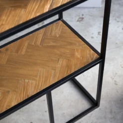 Isak - Console En Orme Massif Et Métal -Homezia Soldes Boutique 1200 1200 console en orme massif et metal isak 2