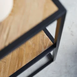 Isak - Console En Orme Massif Et Métal -Homezia Soldes Boutique 1200 1200 console en orme massif et metal isak 6