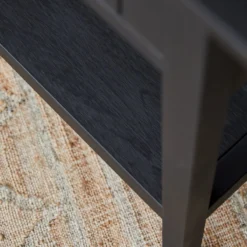 Thaki Black - Console En Pin Massif 2 Tiroirs -Homezia Soldes Boutique 1200 1200 console en pin 2 tiroirs thaki black 6