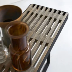 Ani - Console En Pin Massif Et Métal -Homezia Soldes Boutique 1200 1200 console en pin massif et metal ani 2