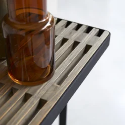 Ani - Console En Pin Massif Et Métal -Homezia Soldes Boutique 1200 1200 console en pin massif et metal ani 5