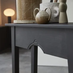 Thaki Black - Console En Pin Massif -Homezia Soldes Boutique 1200 1200 console en pin thaki black 3